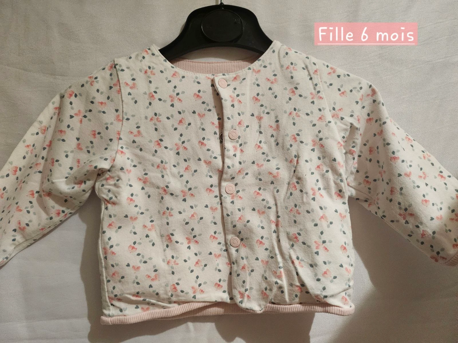 Gilet réversible 6 mois